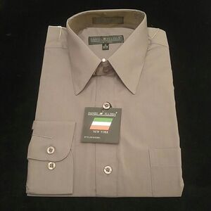 MEN'S BASIC FULL CUT DRESS SHIRT BY DANIEL ELLISSA